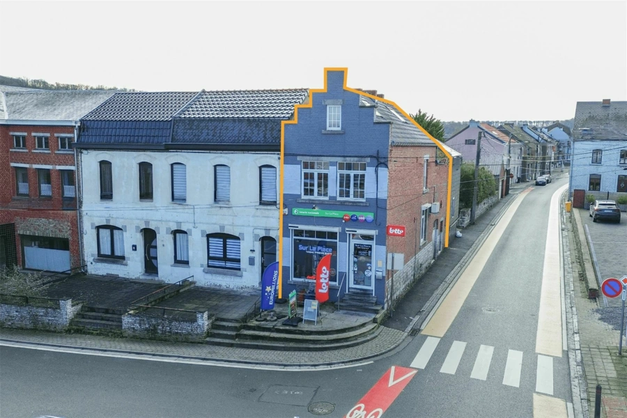 Immeuble -  commerce+duplex+poss 2ième logement 