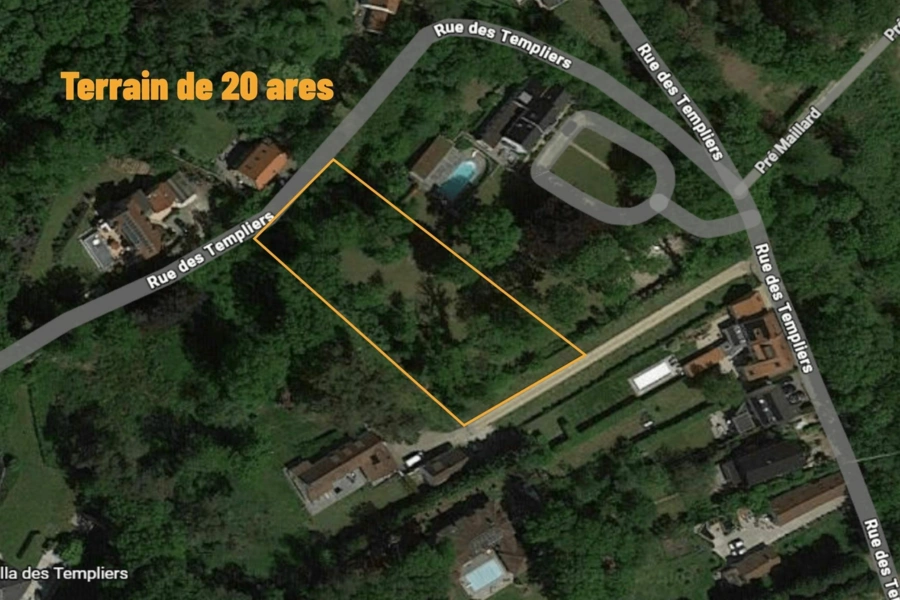 Magnifique terrain 20 ares dans un cadre bucolique 