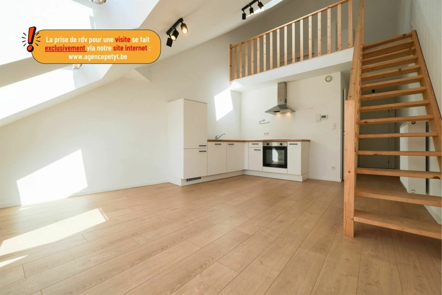 Grand studio complètement rénové 