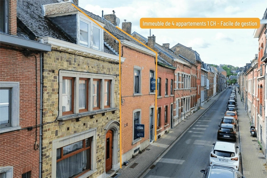 Immeuble de rapport 4 appartements 1 CH - 100% loués