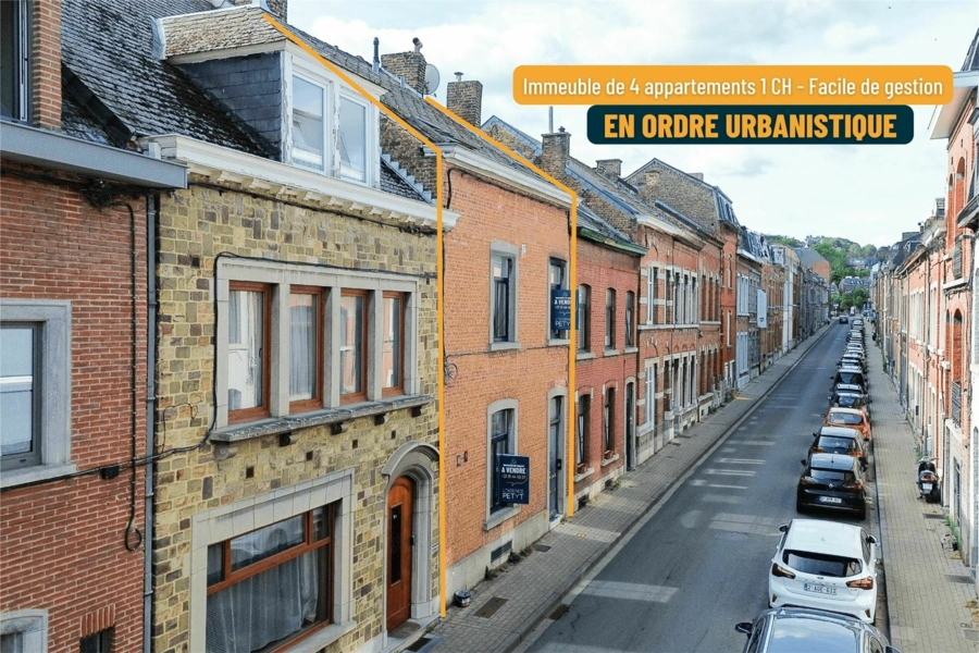 Immeuble de rapport 4 appartements 1 CH - 100% loués