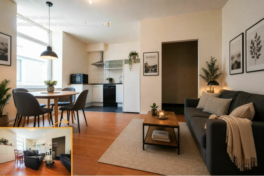 Appartement 1 CH bon état - économe en energie 