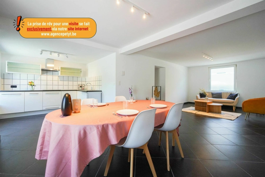 Appartement au rdc rénové 2 CH - avec terrasse 