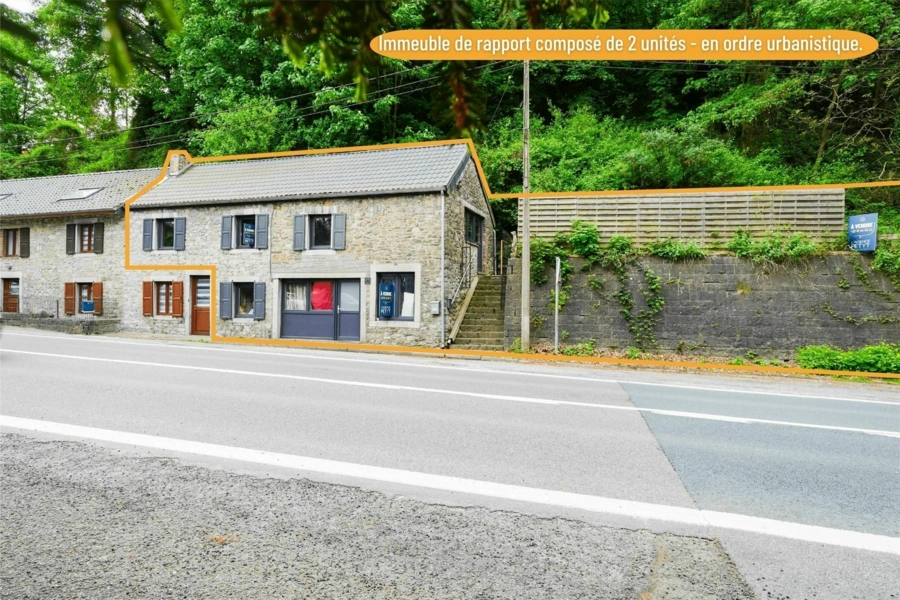Immeuble de rapport 2 unités - en ordre urbanistique