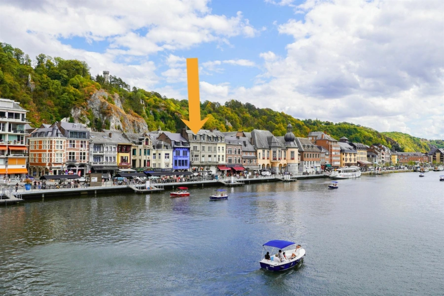 Appartement avec vue exceptionnelle sur la Meuse & Dinant 