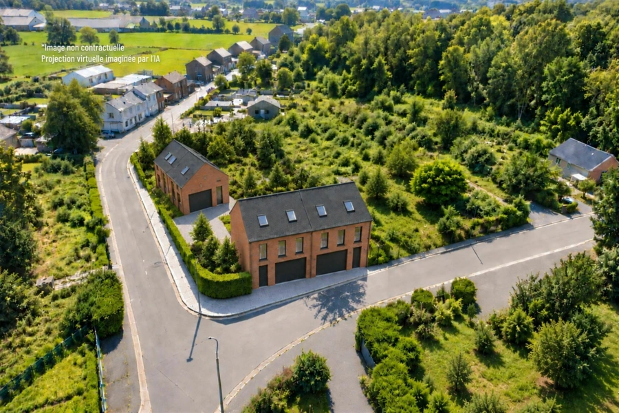 PROJET NEUF- maison 3F 2 CH à moins de 300 K TVAC